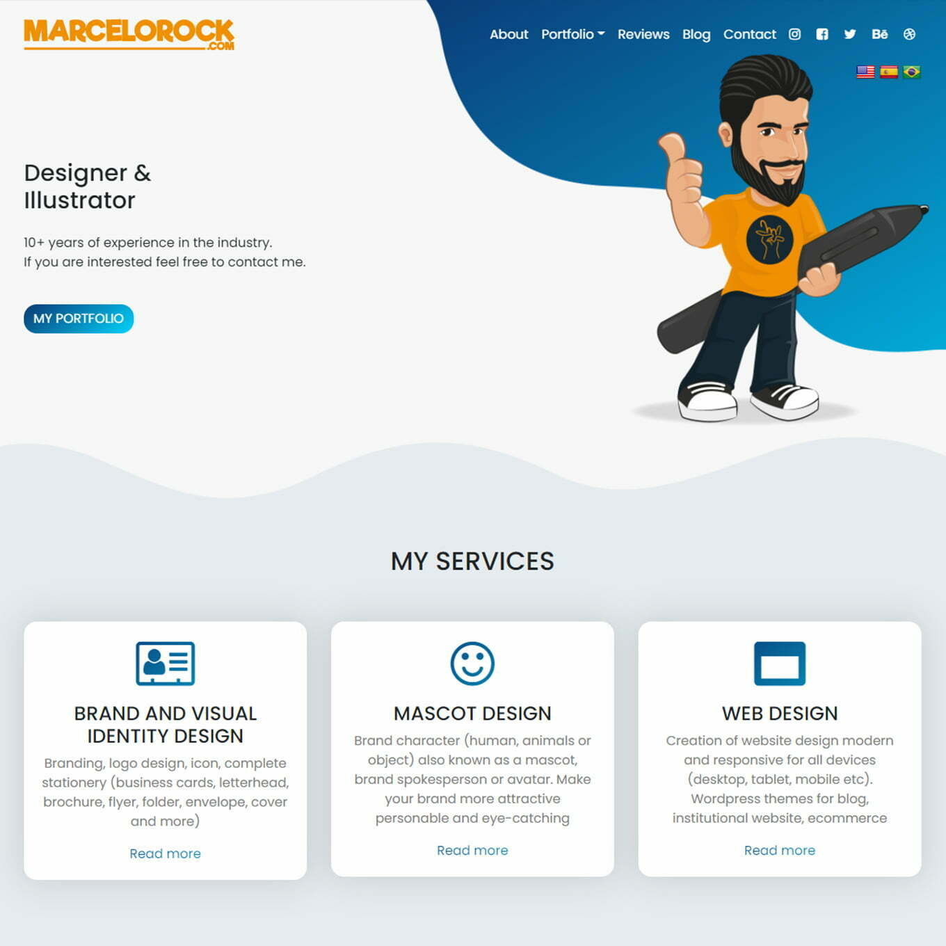 Diseño Web MarceloRock