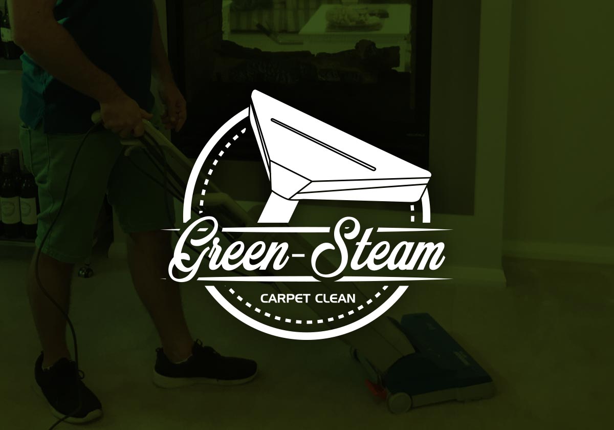 Green-Steam Carpet Clean Diseño de Logo